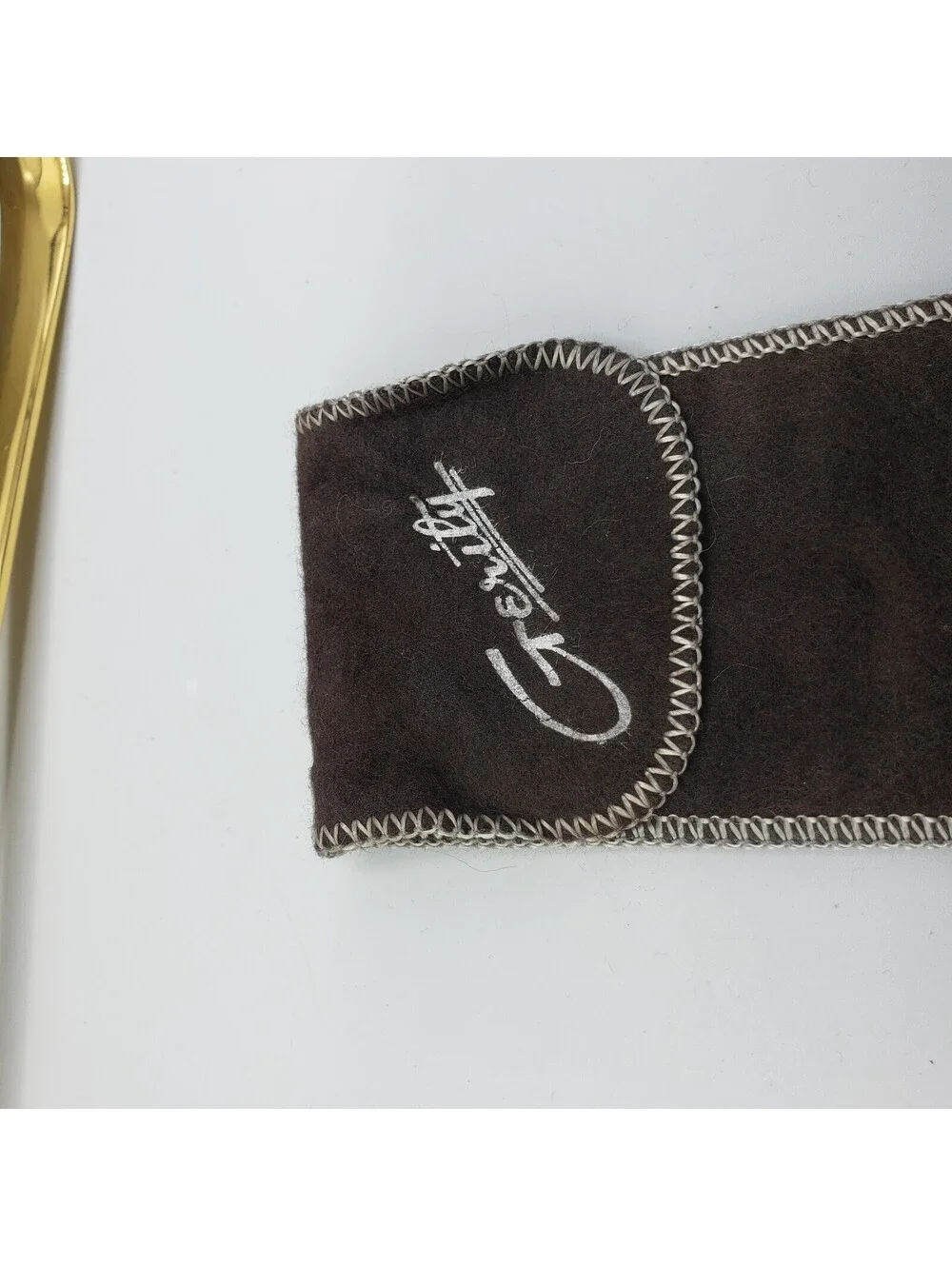 Vintage Gerity Candle Snuffer 24K Gold Plated in Box with Protective Cloth Bag